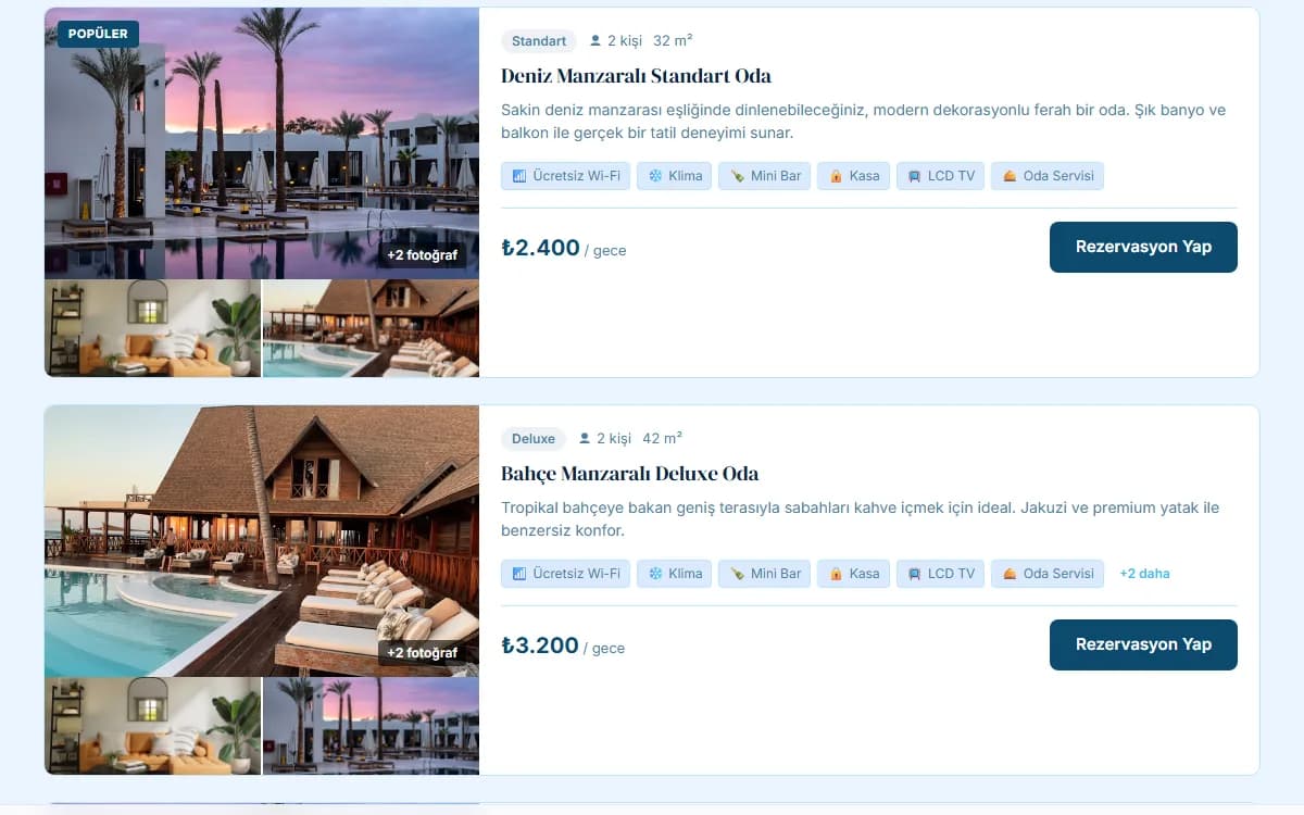 Otel Rezervasyon — Konaklama Arama & Kiralama ekran görüntüsü