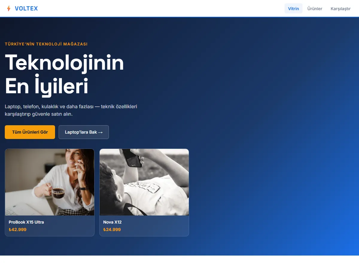 Elektronik Mağaza — Teknoloji & Gadget ekran görüntüsü