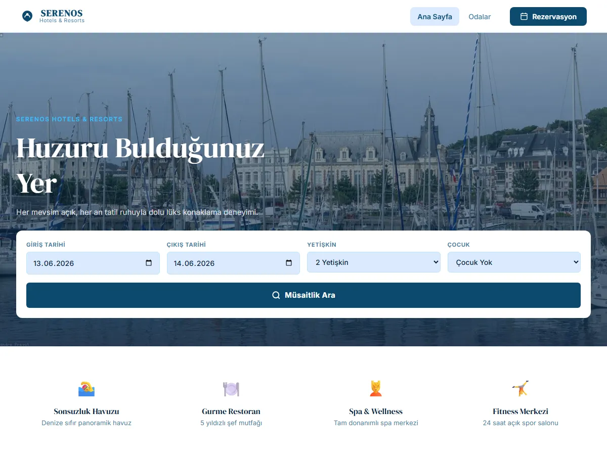 Otel Rezervasyon — Konaklama Arama & Kiralama ekran görüntüsü